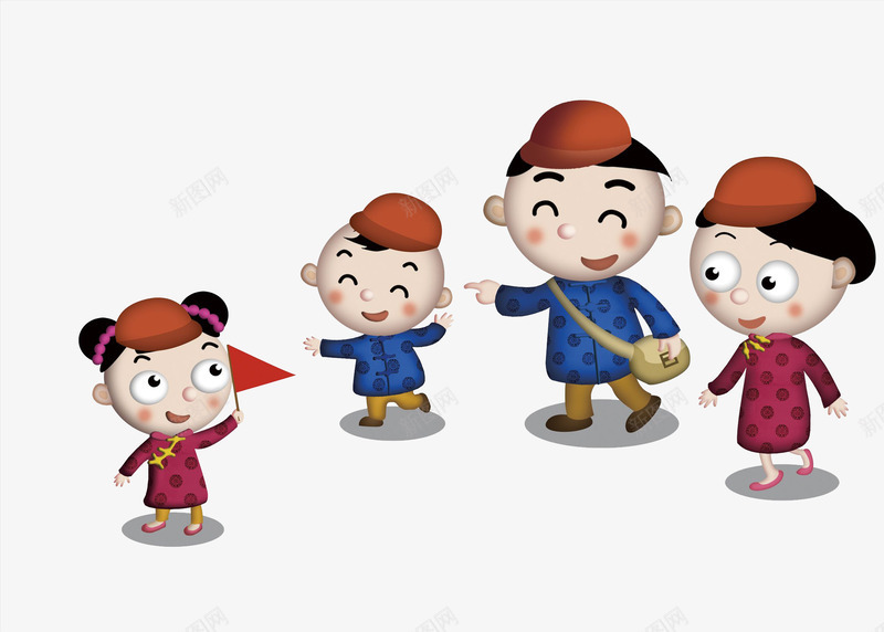 旅游的一家人png免抠素材_新图网 https://ixintu.com 一家人 亲人 儿女双全 四口之家 家人 家庭 幸福 情亲 戴红帽 旅游 温暖 温馨 精品凉菜 融洽 血缘