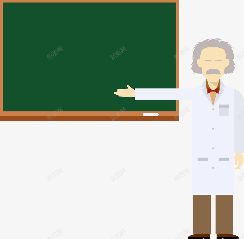 科学家老人矢量图ai免抠素材_新图网 https://ixintu.com 化学实验 卡通男人 科学实验 科学家 科学家老人 矢量图