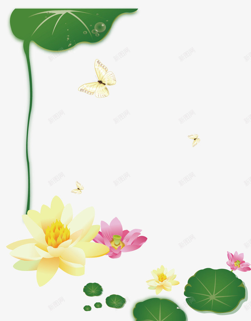 春节荷花小年png免抠素材_新图网 https://ixintu.com 小年 小年素材 春节 矢量小年 矢量小年素材 荷花 荷花素材