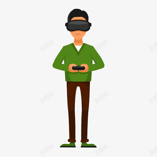戴着VR眼镜玩游戏的男子png免抠素材_新图网 https://ixintu.com VR VR人物 VR眼镜 人 人物 玩游戏 科幻 虚拟与现实 虚拟人物 虚构
