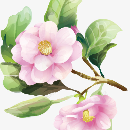 唯美荷花png免抠素材_新图网 https://ixintu.com 景色 绿叶 荷花