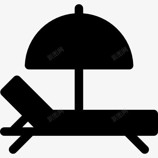 吊床图标png_新图网 https://ixintu.com 夏天 夏季 太阳伞 度假 海滩 游泳池