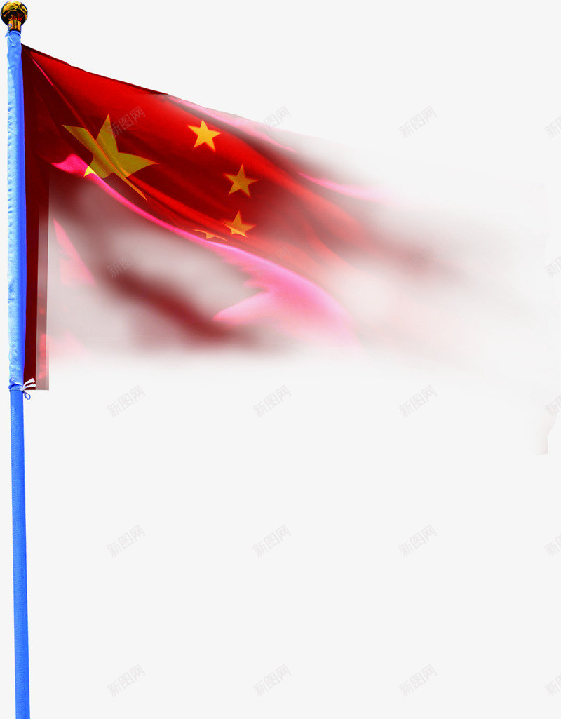 红色飘浮梦幻国旗png免抠素材_新图网 https://ixintu.com 国旗 梦幻 红色 飘浮