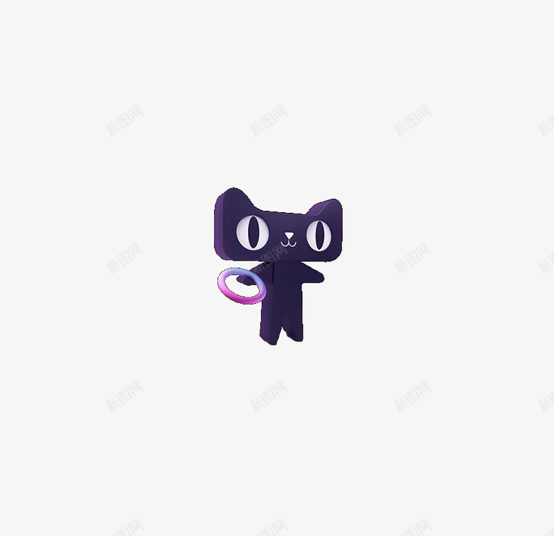 3D立体卡通天猫标志png免抠素材_新图网 https://ixintu.com 光圈 天猫 淘宝装饰 立体