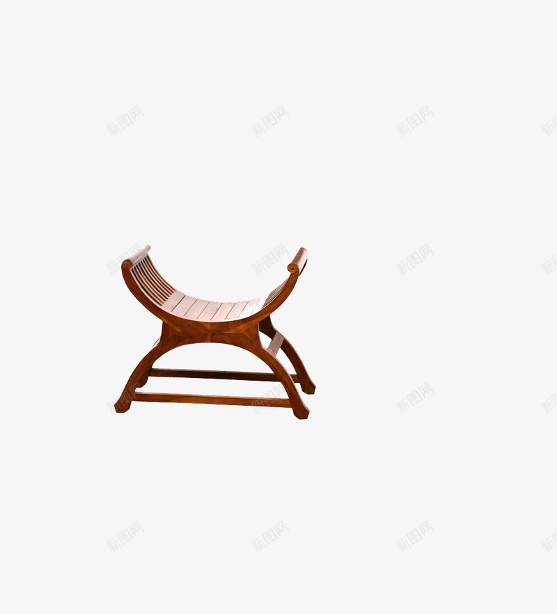 木质东南亚风格床尾凳png免抠素材_新图网 https://ixintu.com 产品实物 凳子 家具 床尾凳 木凳