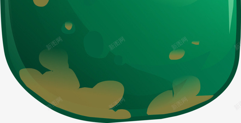 卡通冬瓜png免抠素材_新图网 https://ixintu.com 冬瓜 卡通 绿色