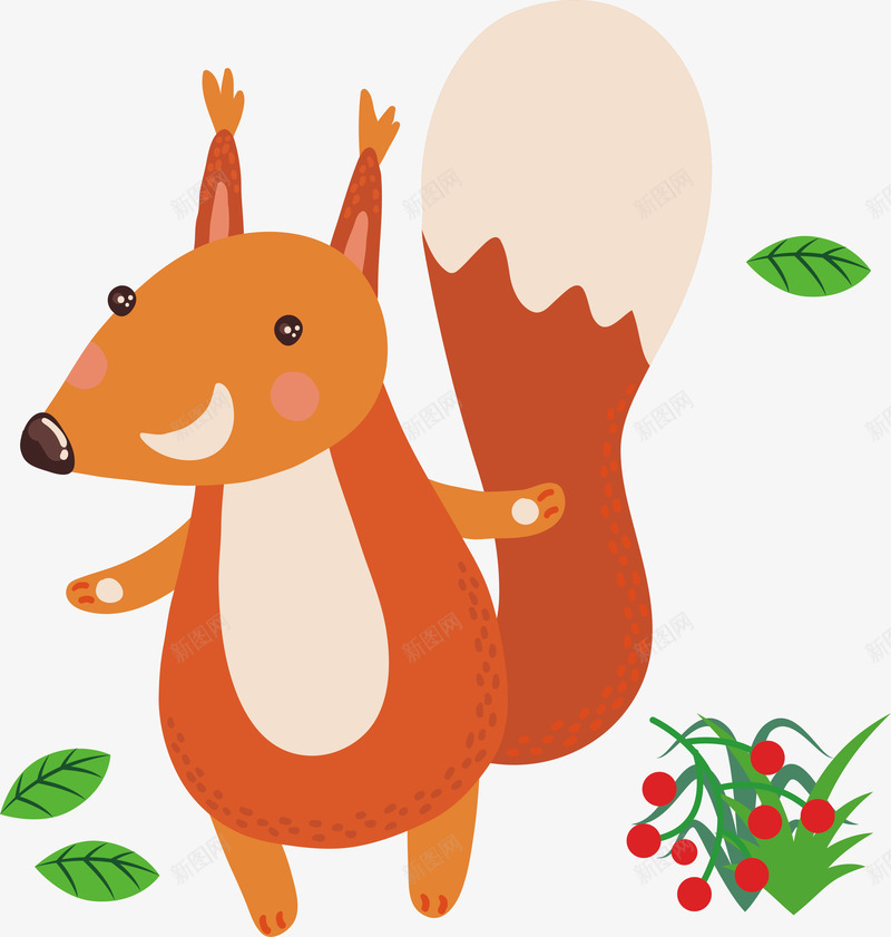 卡通动物小松鼠插画png免抠素材_新图网 https://ixintu.com 卡通动物 卡通手绘 可爱卡通 小松鼠 小狗 幼儿园图案 毛驴 游乐场 牛 狗 猪 猫 羊 装饰图案 驴