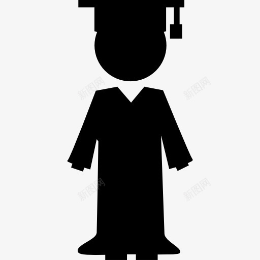 研究生图标png_新图网 https://ixintu.com 人 人的剪影 教育 毕业 毕业生 研究