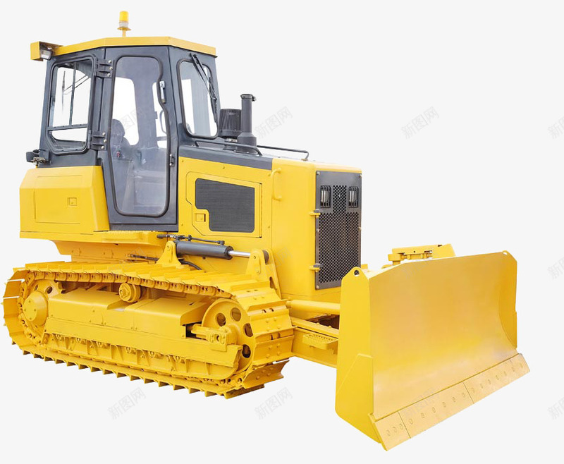 工程车png免抠素材_新图网 https://ixintu.com 交通工具 工程施工 工程机械施工 建筑 挖掘机 推土机 现代科技 设备