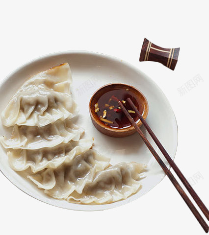 一盘美味的饺子png免抠素材_新图网 https://ixintu.com 冬至饺子 美味饺子 饺子