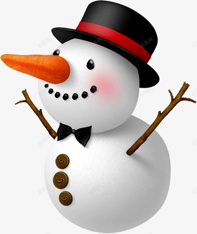 创意扁平风格雪人造型png免抠素材_新图网 https://ixintu.com 创意 扁平 造型 雪人 风格