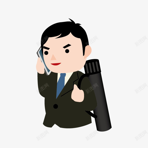 卡通施工卡通商务人png免抠素材_新图网 https://ixintu.com 卡通 卡通建筑素材 商务 小人 建筑图片素材 手绘建筑图片 手绘施工 打电话 施工 男人