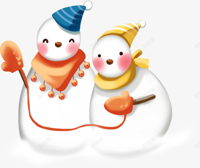 冬日可爱雪人造型png免抠素材_新图网 https://ixintu.com 冬日 可爱 造型 雪人