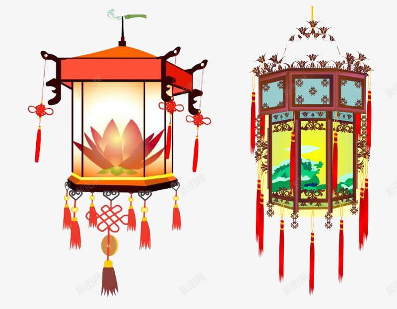古典中国风宫灯png免抠素材_新图网 https://ixintu.com 中国风 古典 古典中国风宫灯 唯美 喜庆 宫灯 庆祝 春节 灯笼