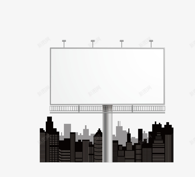 展示牌矢量图eps免抠素材_新图网 https://ixintu.com 展示牌 建筑 矢量广告牌 矢量图