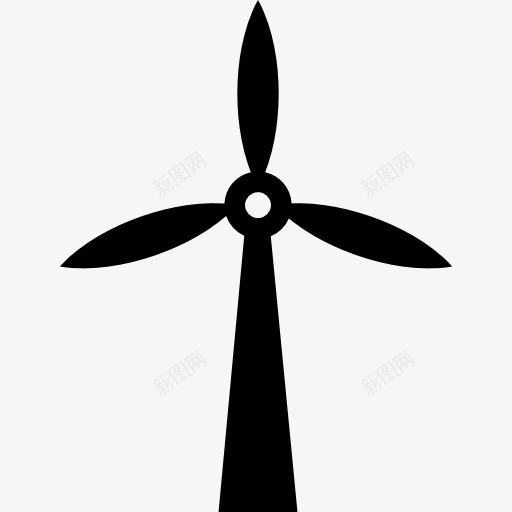 风机图标png_新图网 https://ixintu.com 工具和用具 清洁 生态 电力 能源 风