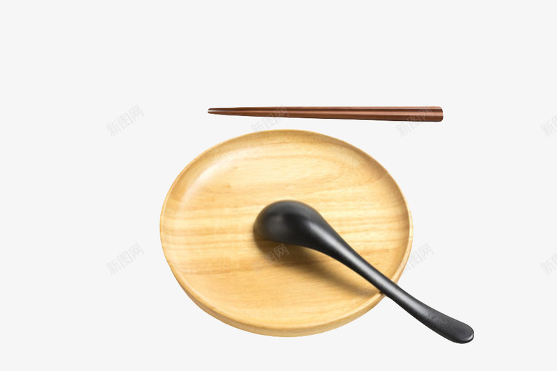 棕色木质纹理木圆盘和木勺子实物png免抠素材_新图网 https://ixintu.com 免扣 免费下载 创意 圆盘 木制品 木圆盘 盘子 盛食物 碟子