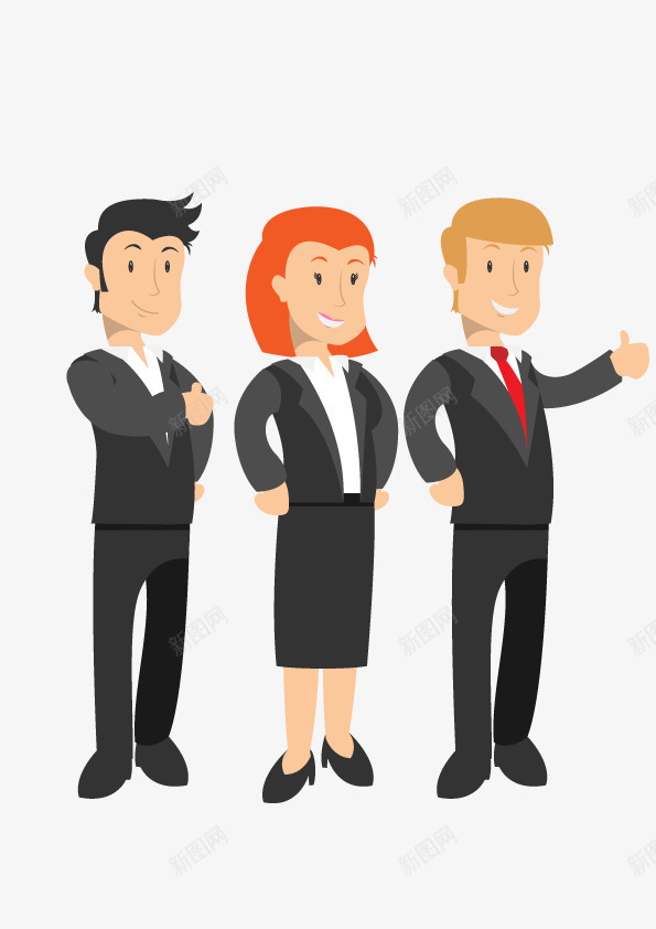 年会扁平人群矢量图ai免抠素材_新图网 https://ixintu.com 人群 会议 年会 扁平 白领 矢量图