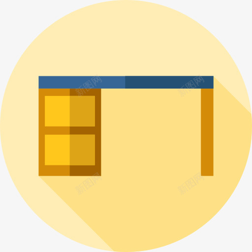 桌上图标png_新图网 https://ixintu.com 办公室 家具 家具和家居工作室 桌子 椅子