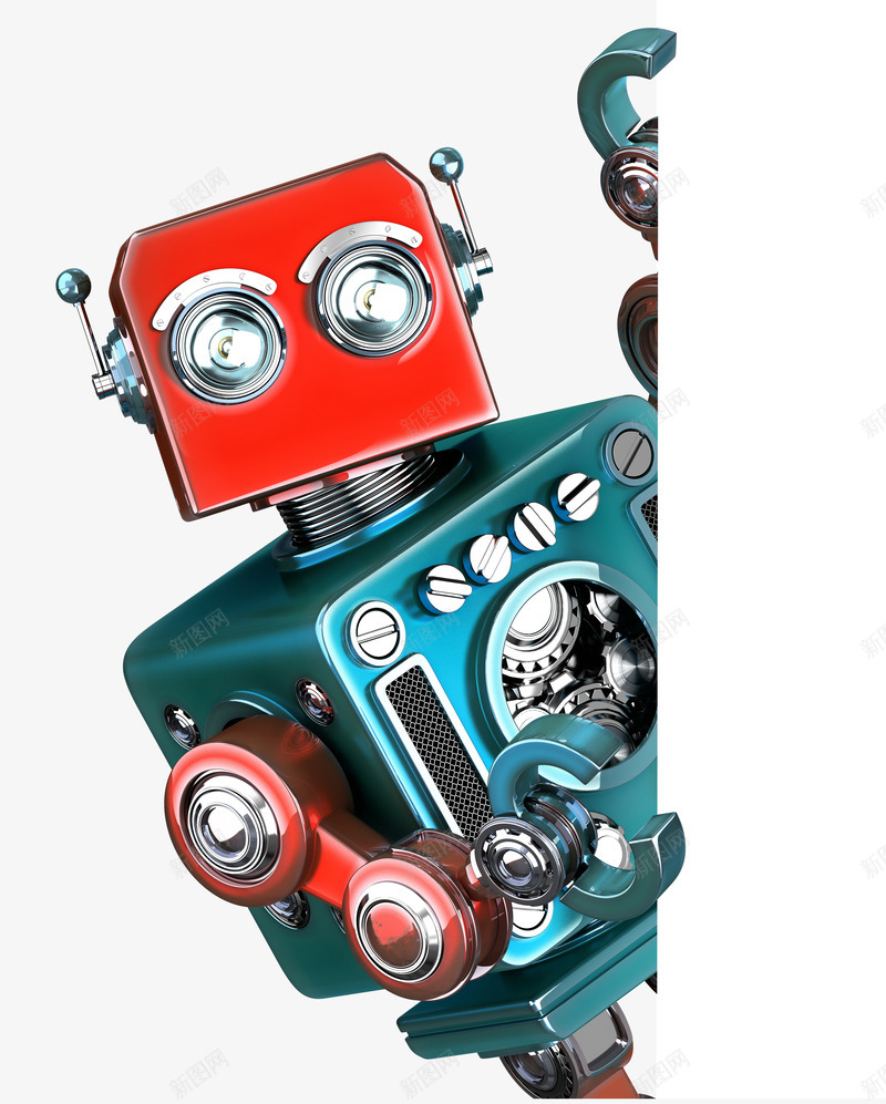 质感机器人png免抠素材_新图网 https://ixintu.com 3d模型 工业 智能机器人 机器人 科技 科研