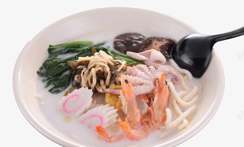 海鲜汤乌冬面png免抠素材_新图网 https://ixintu.com 味千拉面 拉面 日式拉面 日本料理 海鲜乌冬面 海鲜汤乌冬面 炒乌冬面 美食 豚骨拉面 面条 餐饮 骨汤拉面