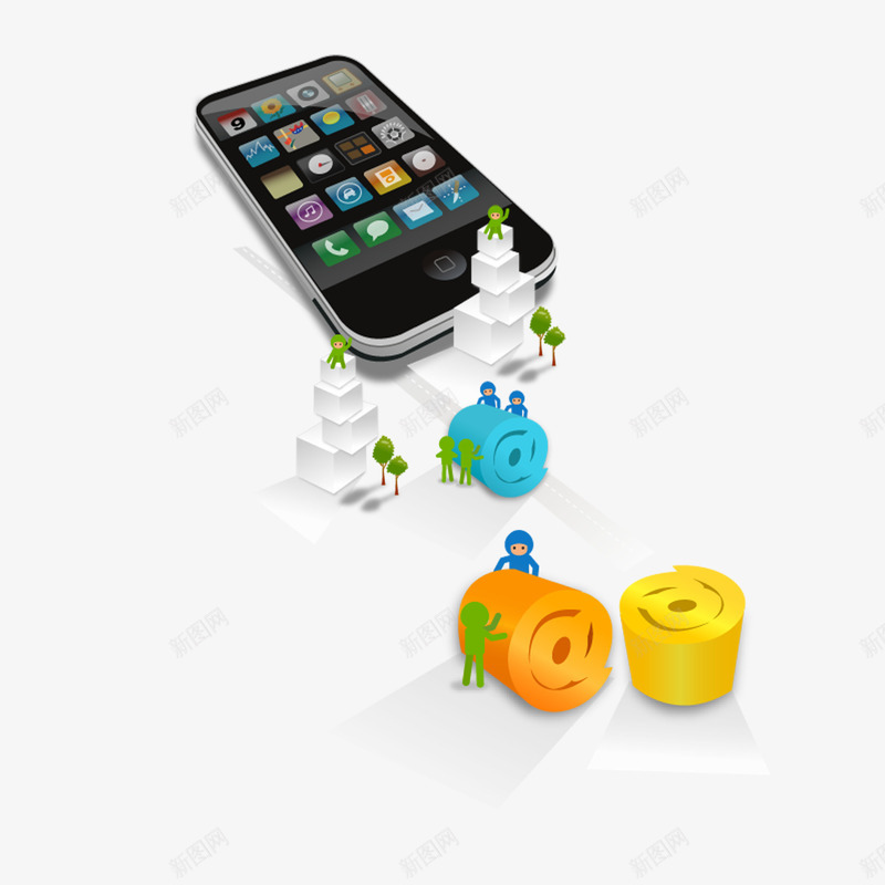 黑色现代数码产品psd免抠素材_新图网 https://ixintu.com iphone phone 互联网 手机 智能手机 机模 模型 模型产品图 电话 移动 苹果