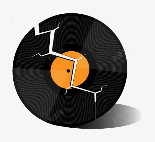 破碎的胶片矢量图ai免抠素材_新图网 https://ixintu.com 音乐 高清 矢量图