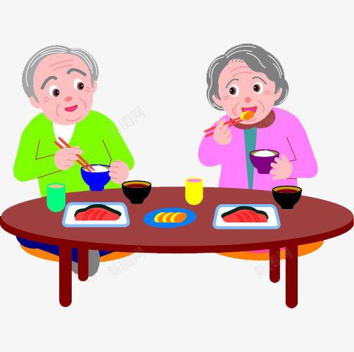 老年夫妇png免抠素材_新图网 https://ixintu.com 两个人 卡通手绘 幸福夫妻 幸福快乐 老婆婆卡通 老年夫妇 老爷爷老奶奶