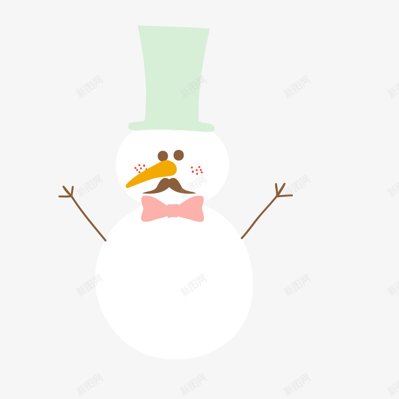 冬日卡通雪人png免抠素材_新图网 https://ixintu.com 卡通 卡通雪人 圣诞节雪人雪人免费 圣诞节雪人雪人免费下载 堆雪人 扁平化 雪人