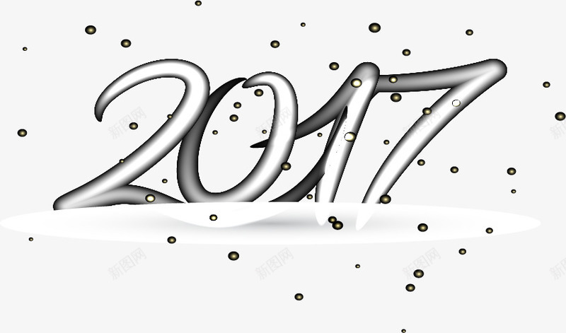亮白色2017矢量图ai免抠素材_新图网 https://ixintu.com 2017免费图片素材 免扣png素材 免费png素材 梦幻效果 白光2017 背景蓝色光效 艺术字新年图片素材 矢量图