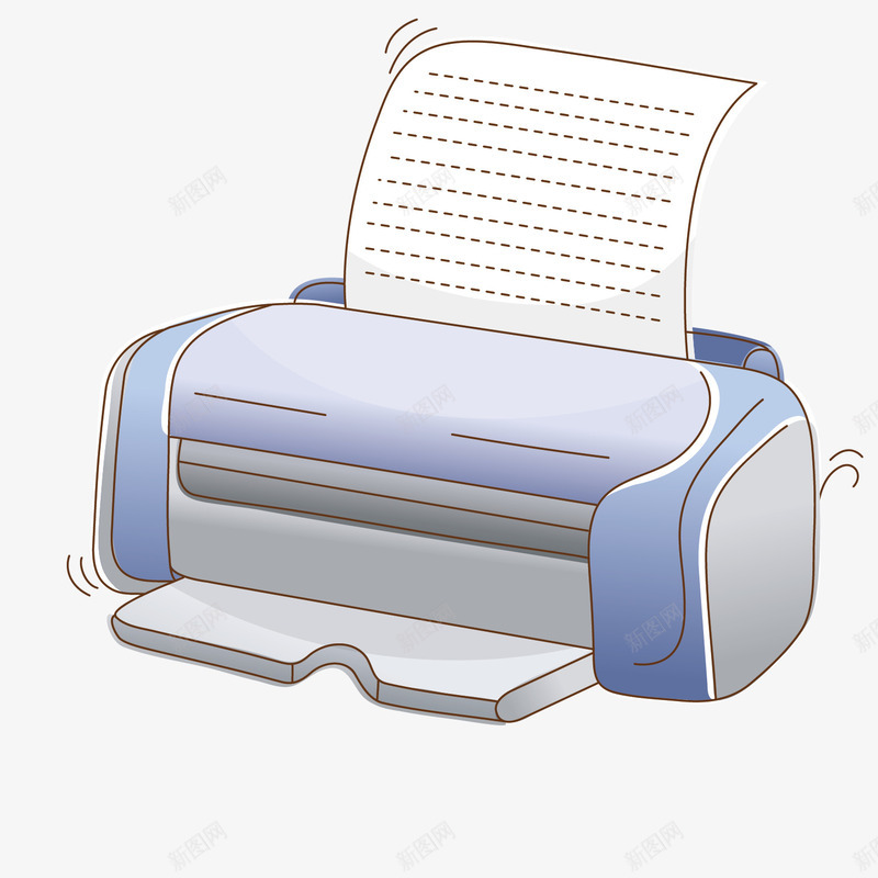 纸张打印机矢量图eps免抠素材_新图网 https://ixintu.com 复印 打印 纸张 矢量图