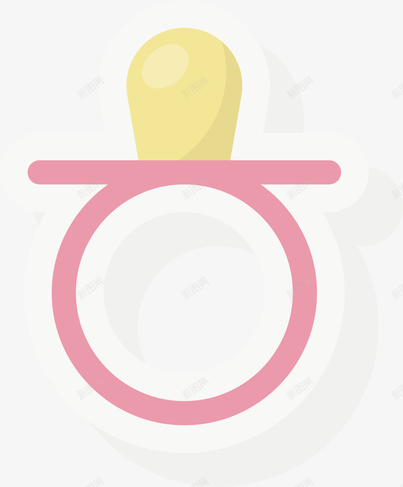 儿童的奶嘴矢量图ai免抠素材_新图网 https://ixintu.com 圆形 圆环 奶嘴 奶粉 婴儿 母婴 硅胶 粉色的 矢量图