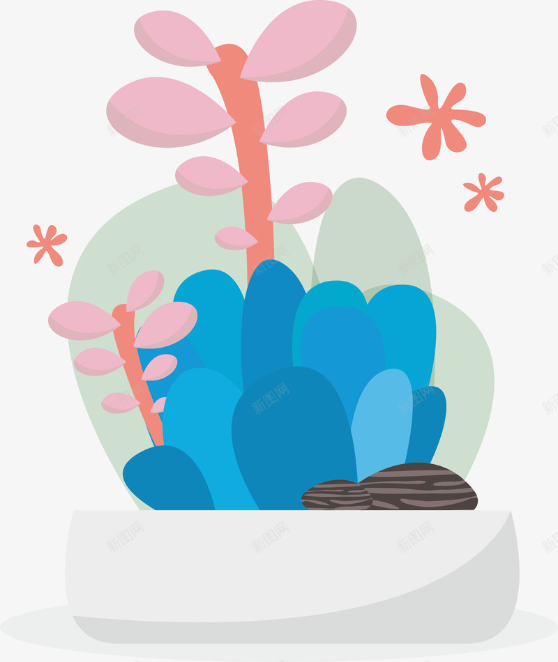 卡通美丽的绿植盆栽图png免抠素材_新图网 https://ixintu.com 北欧盆栽 扁平化盆栽 景观 植物 盆栽 盆栽植物 盆栽矢量图 矢量盆栽 花 花朵