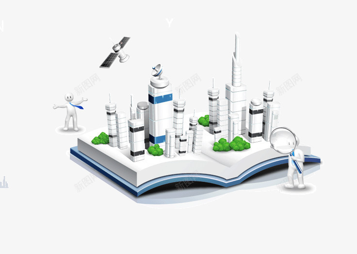 创意现代科技环保png免抠素材_新图网 https://ixintu.com 互联网 创意现代科技环保 地球 电子商务 蓝色经典 键盘