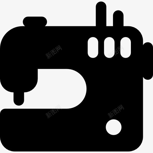 缝纫机图标png_新图网 https://ixintu.com 剪裁 器皿 家具和家居 工具 手工 缝纫机 缝纫线