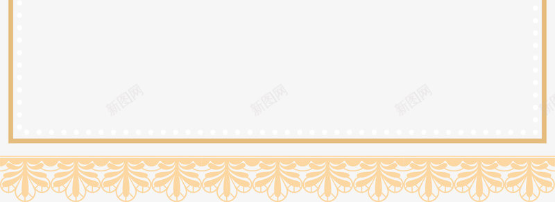 黄色简约花边框架png免抠素材_新图网 https://ixintu.com 欧式框架 简约花边 红色框架 线条框架 花边 边框纹理