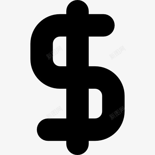 美元的货币符号图标png_新图网 https://ixintu.com 人民币 商务 标志 界面和网页 符号 美元 象征 钱 钱字符号