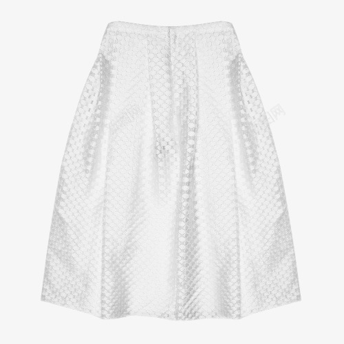 女士London褶饰半身裙png免抠素材_新图网 https://ixintu.com BURBERRY博柏利 半身裙 女士London 白色 褶饰