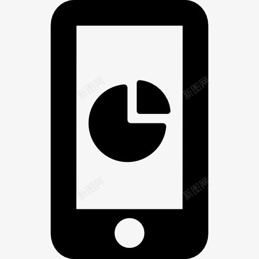 智能手机图图标png_新图网 https://ixintu.com 图表 手机 技术 数据 智能手机 移动电话 统计