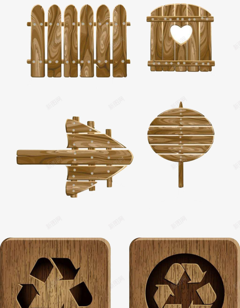 木质小吊牌png免抠素材_新图网 https://ixintu.com 小吊牌 星星吊牌 木质 树叶吊牌 箭头吊牌