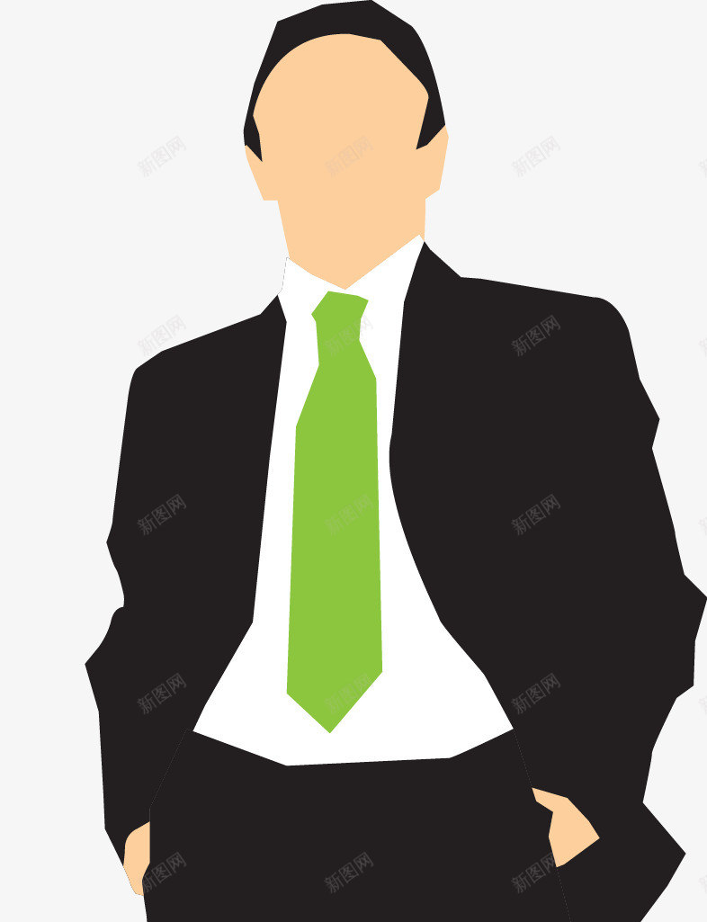 穿西装的男人png免抠素材_新图网 https://ixintu.com 人物 卡通人物 商务人物 男人 男人人物 男士 白领 矢量人物图 职员 阳刚 阳刚之气