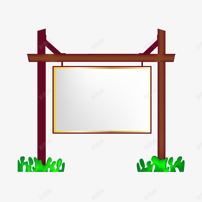 木质告示牌指示牌png免抠素材_新图网 https://ixintu.com 指示 指示板 指示牌 指路牌 木质 木质告示牌