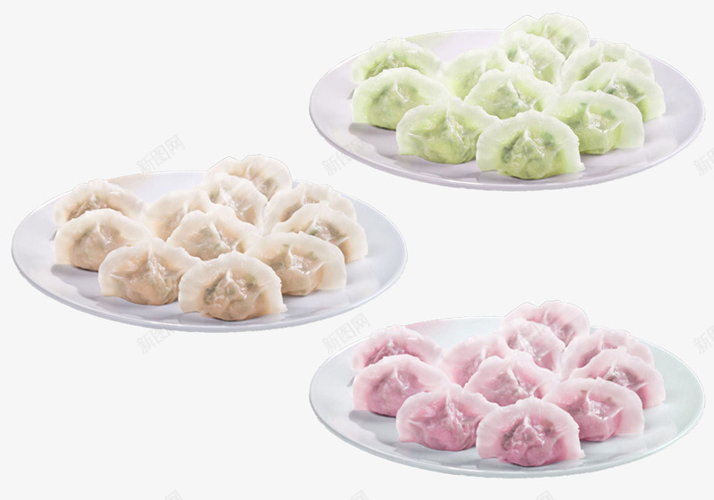 盘装饺子png免抠素材_新图网 https://ixintu.com 包饺子 吃饺子 团圆饭 年夜饭 过大年 饺子