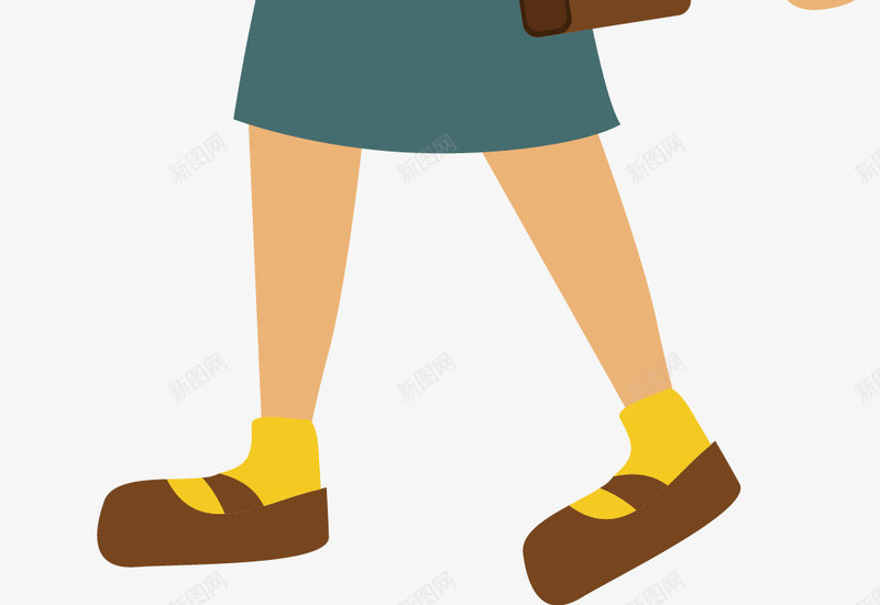 卡通小女孩元素矢量图ai免抠素材_新图网 https://ixintu.com 卡通人物 女生 小女孩 矢量图