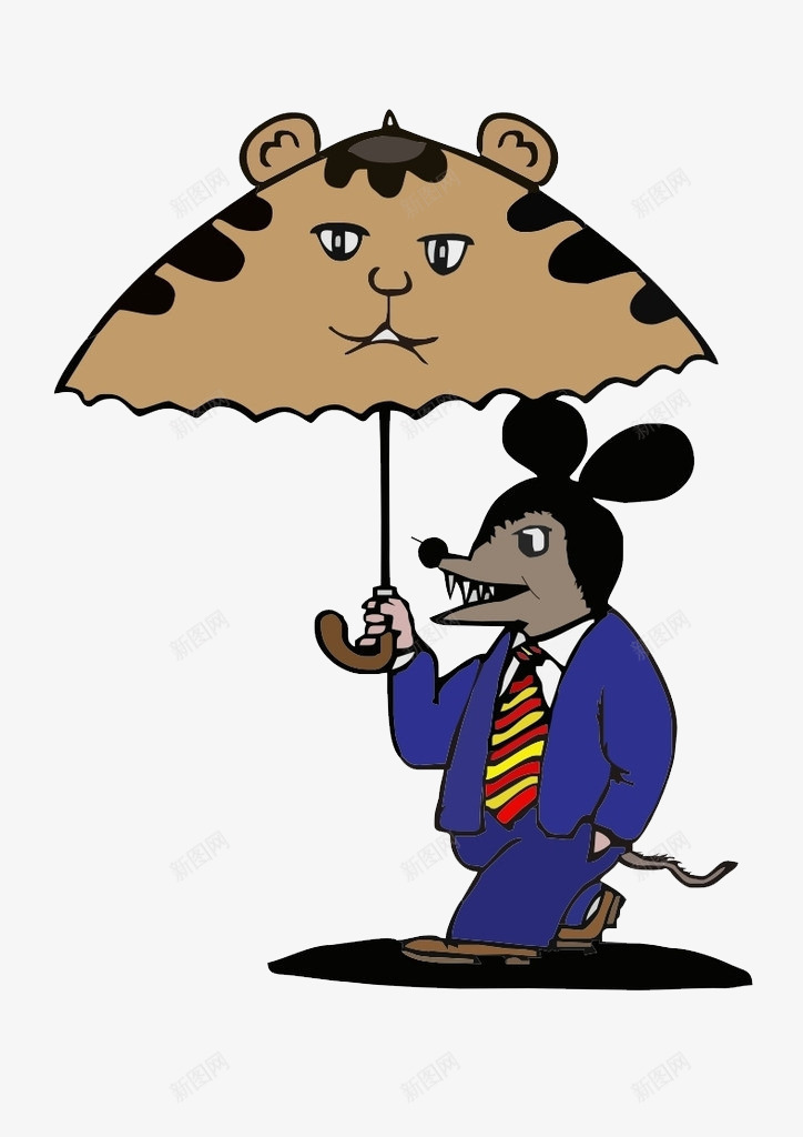 虚假之下png免抠素材_新图网 https://ixintu.com 保护 保护伞 老鼠 虚假 面具