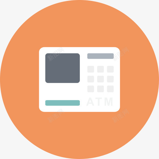 ATM银行金融机钱交易技术设备图标png_新图网 https://ixintu.com ATM Atm bank finance finantix machine money transaction 交易 机 金融 钱 银行