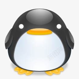 可爱的黑色胖企鹅图标png_新图网 https://ixintu.com png 企鹅 可爱 图标 黑色