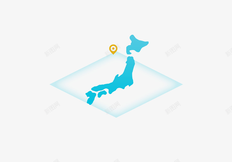 蓝色地图定位标志纸张png免抠素材_新图网 https://ixintu.com 地图 定位 标志 纸张 蓝色
