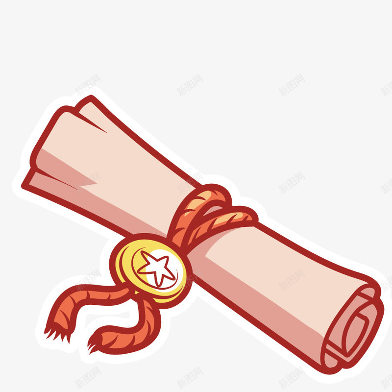 信件纸张png免抠素材_新图网 https://ixintu.com 形状 树枝 纸卷 联系 通知 通讯