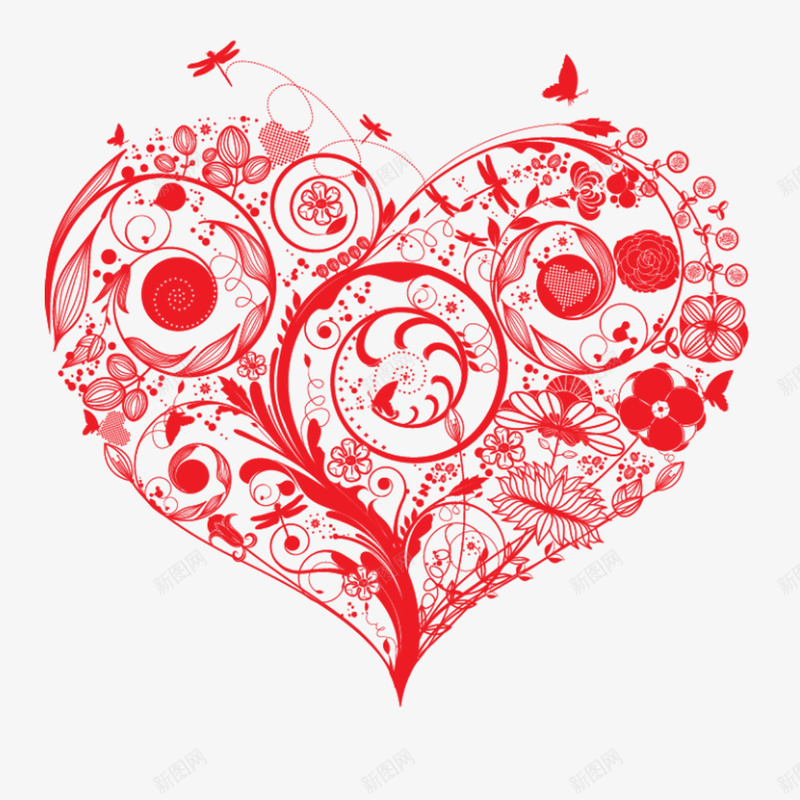 鲜花心形png免抠素材_新图网 https://ixintu.com PS心形笔刷 心形 心形笔刷 手绘心形笔刷 笔刷 花朵